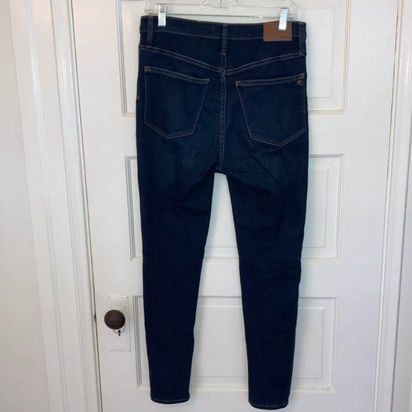 Madewell 9" Mid-Rise Skinny Jeans like new size 30 - Picture 4 of 7